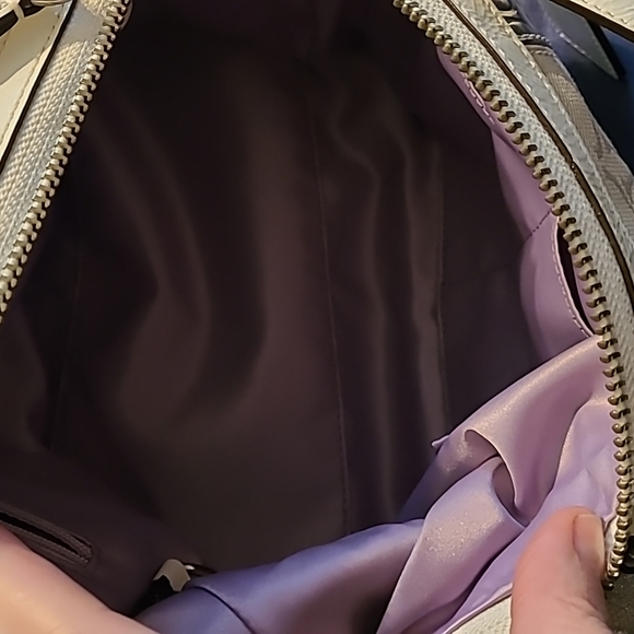 COACH SILVER PATCHWORK SATCHEL With Matching Wallet - Picture 8 of 17